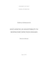Host genetics in susceptibility to respiratory infectious diseases