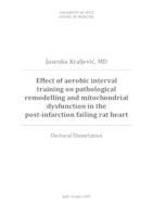 Effect of aerobic interval training on pathological remodelling and mitochondrial dysfunction in the post-infarction failing rat heart